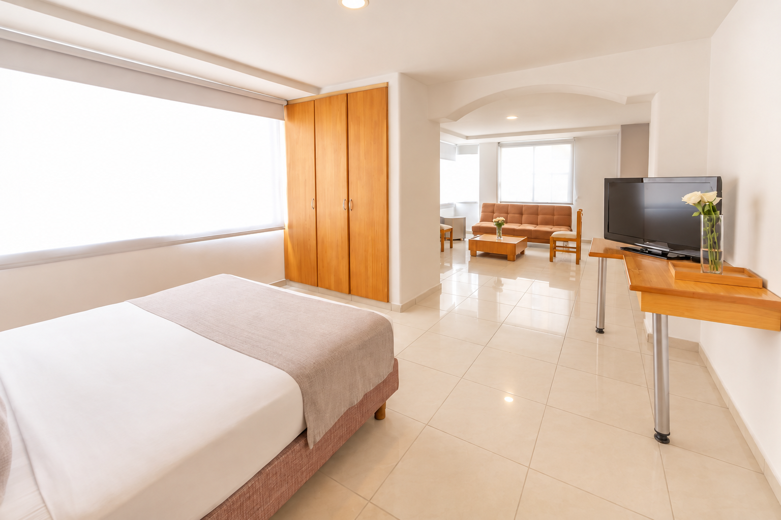 Habitación real de Basic Centenario en Cali